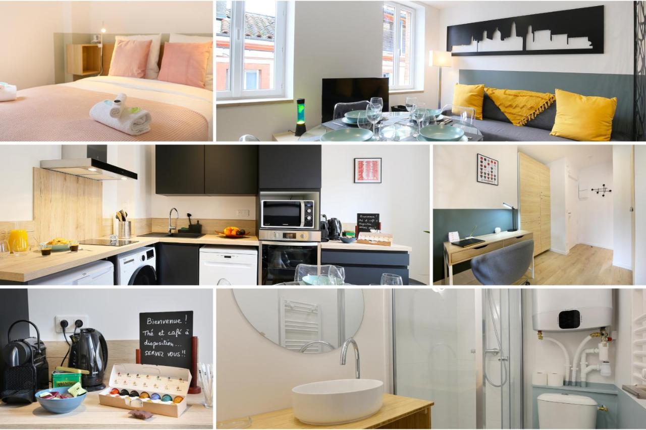 Expat Renting - Entre Piment & Violette - Saint Michel Apartment ตูลูส ภายนอก รูปภาพ